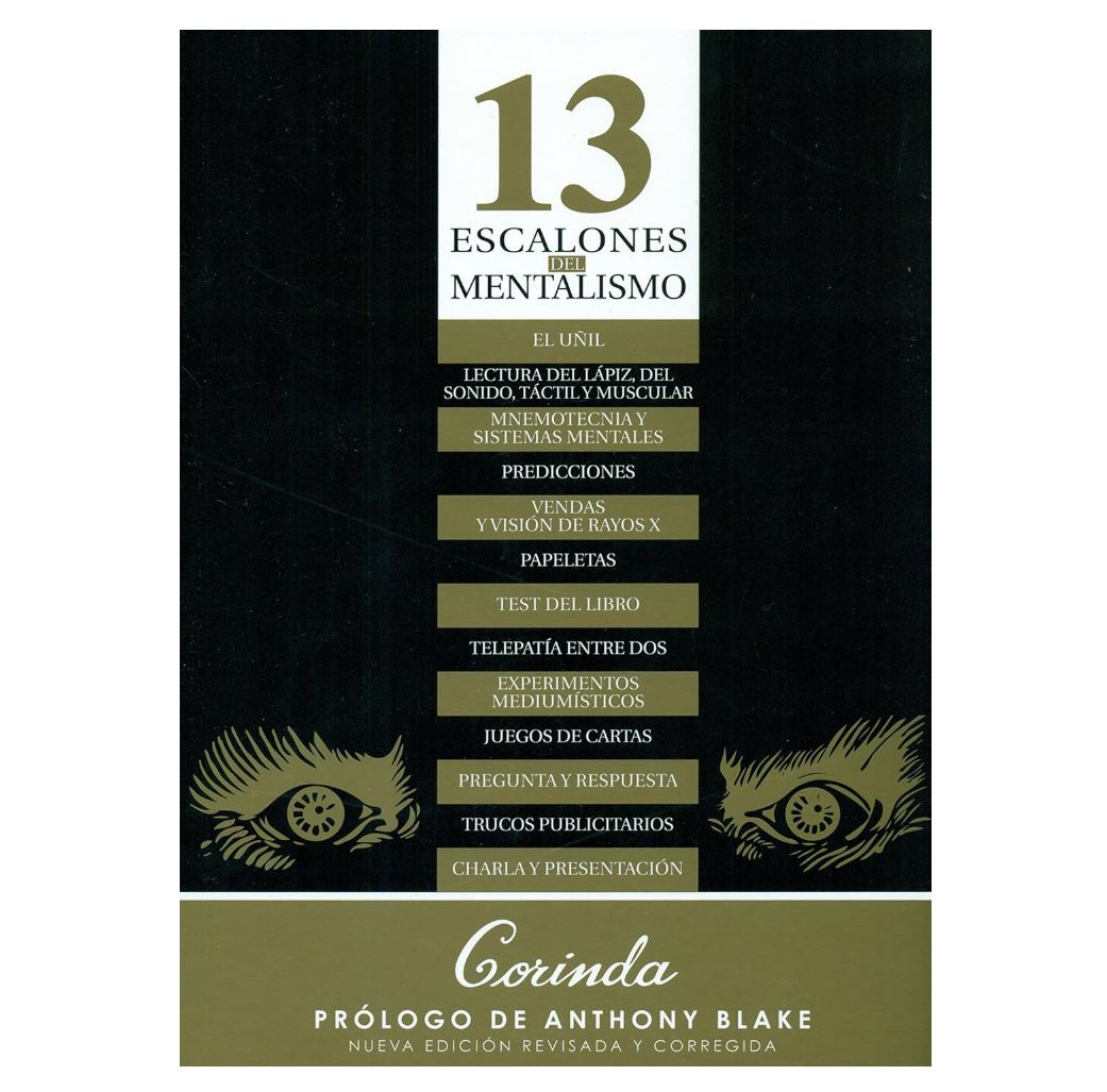 Libro 13 escalones de mentalismo, clásico imprescindible para mentalistas